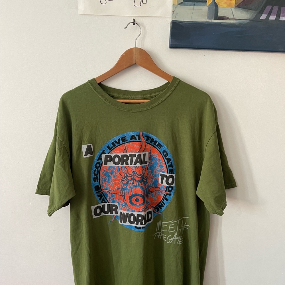 Travis Scott Rolling Loud NYC Merch T-Shirt Utopia A Portal To our World Jack